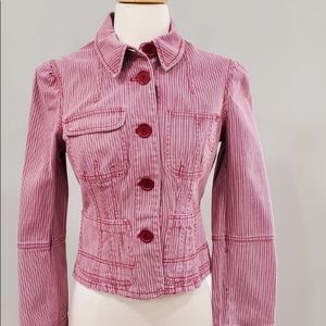 Marc Jacobs Pink Striped Blazer